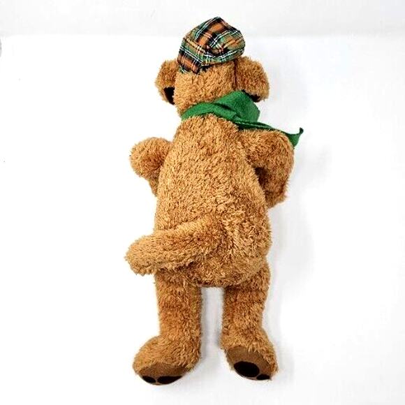 Go Dog Go Dr. Seuss Organge Green Plaid Hat Stuffed Animal  Kohl's Cares 16in - Picture 3 of 7